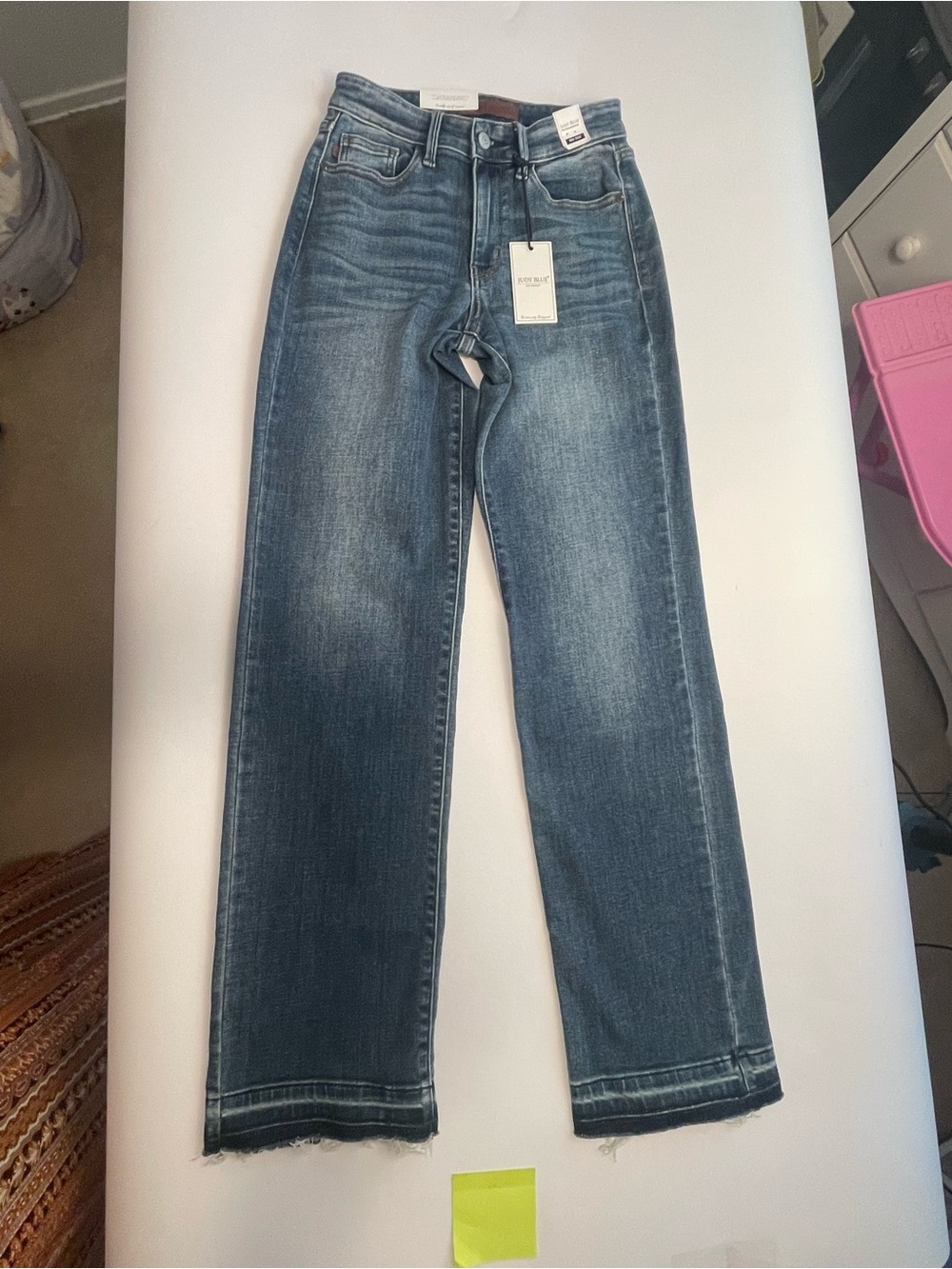 “Judy Blue”  NWT Chic  Blue Straight Leg Jeans